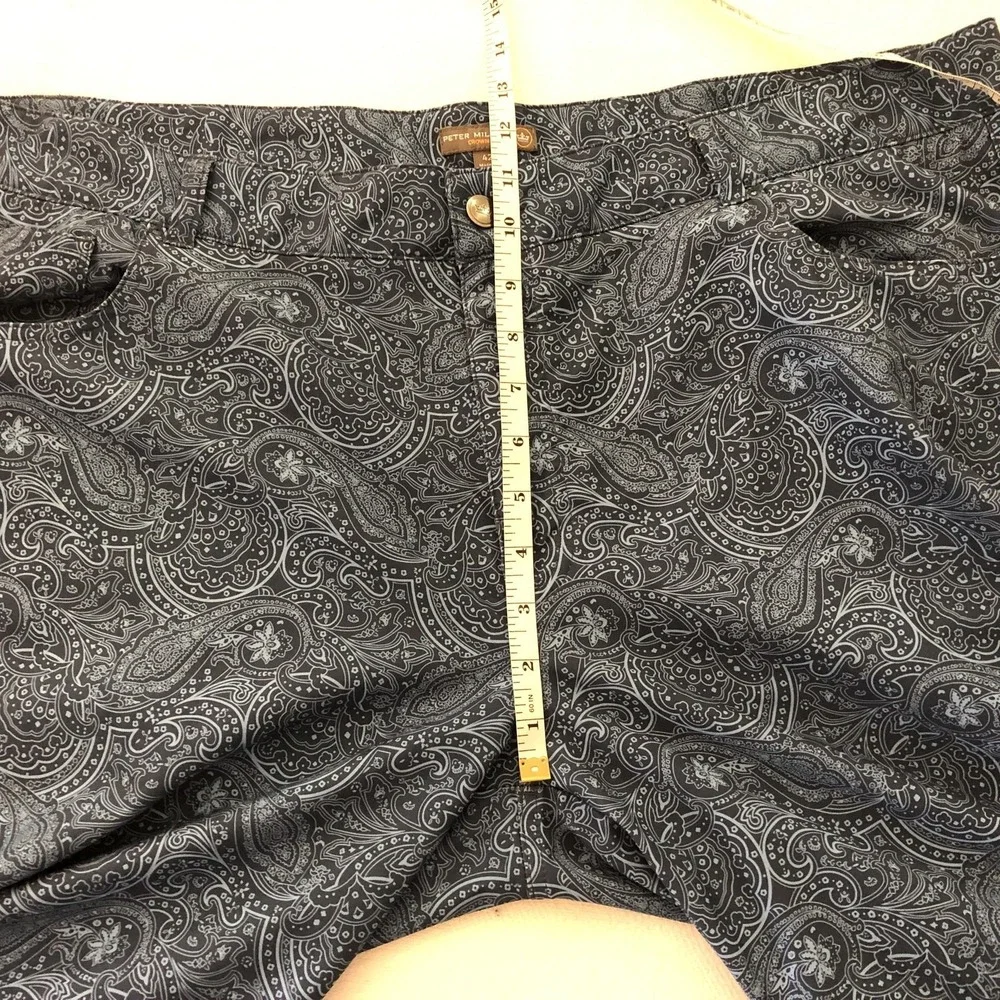 Peter Millar Pants Mens 42x29 Blue Crown Sport Paisley Golf Stretch Performance